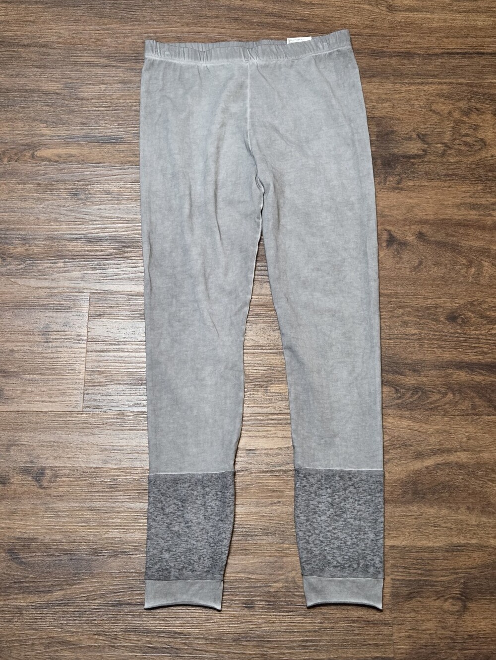 Luukaa Lyric Garment Dyed Jersey Leggings Pants Stone Gray 0 NWT